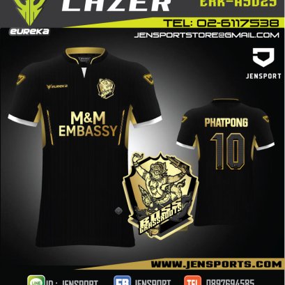 M&M-EMBASSY EUREKA ERK-A5025 สีดำทอง