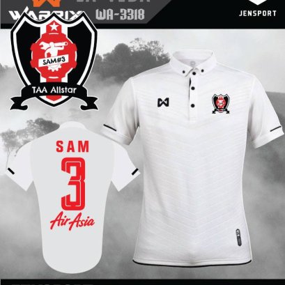 เสื้อฟุตบอลคอปก Warrix WA3318 ทีม TAA ALL STAR