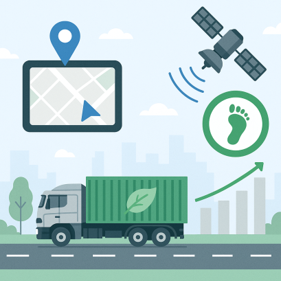 GPS ช่วยตรวจสอบและลดคาร์บอนฟุตพรินต์ในธุรกิจขนส่ง