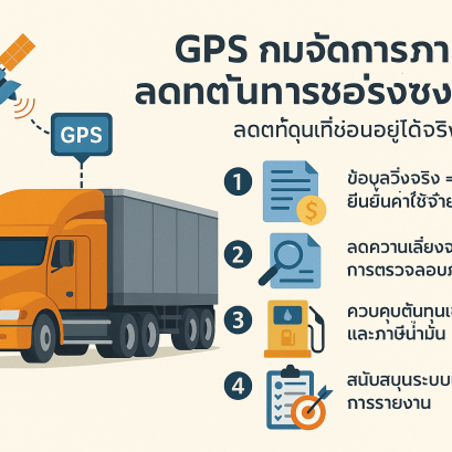 GPS กับการจัดการภาษีธุรกิจขนส่ง: ลดต้นทุนที่ซ่อนอยู่ได้จริงหรือ?