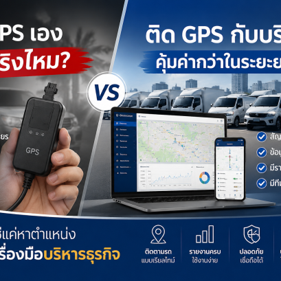 ทำไมธุรกิจเลือกติด GPS กับบริษัท มากกว่าซื้อเครื่องราคาถูก?