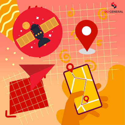 ค้นหาตําแหน่งด้วย GPS