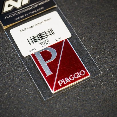 P-Logo (silver/Red)