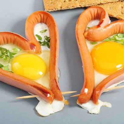 ไข่ดาวไส้กรอก