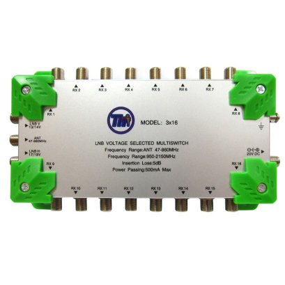 MULTI SWITCH 3X16 THAISAT + ADAPTOR 20V