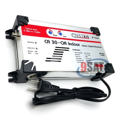 Optical Receiver CABLE รุ่น CA30-OR Indoor (รับสัญญาณ RF และมีภาคขยายในตัว)
