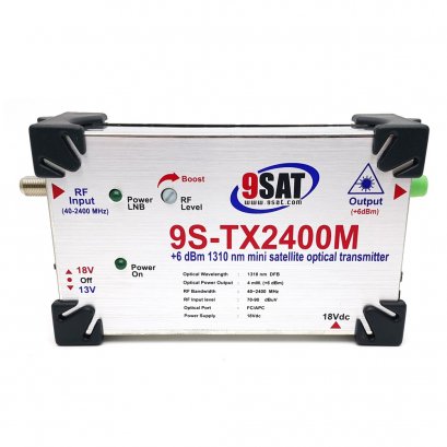 Optical Transmitter 9SAT รุ่น 9S-TX2400M (ส่งสัญญาณได้ทั้ง RF และ L-Band)