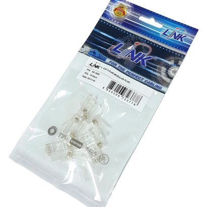 หัวแลน RJ45 CAT6 ยี่ห้อ LINK (แพ็ค 10 ตัว)