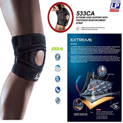 สายรัดเข่า เปิดลูกสะบ้า (EXTREME KNEE SUPPORT With Posterior Reinforcement Straps)