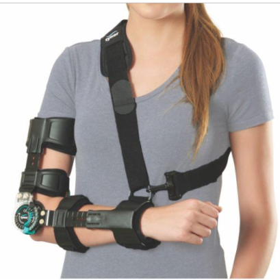 เฝือกอลูมิเนียมพยุงข้อศอก (ตั้งองศา) R.O.M. Elbow Brace
