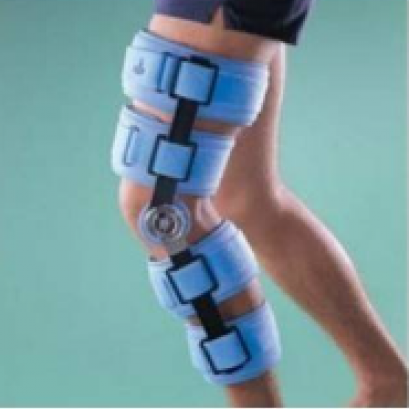 เฝือกหัวเข่าปรับมุม (2 ท่อน. ความยาว 20 นิ้ว) Motion Control Knee Splint