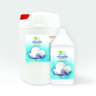 GREEN PLUS V-SAVE CLEAR DISHWASHING LIQUID