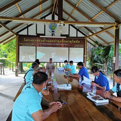 คบ.สุโขทัย  ประชุมอาสาสมัครชลประทาน ประจำเดือนตุลาคม  ฝ่ายส่งน้ำและบำรุงรักษาที่ 1 ปีงบประมาณ 2567