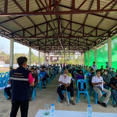 คบ.สุโขทัย  ประชุมกลุ่มบริหารการใช้น้ำพัฒนาคลองมะพลับ