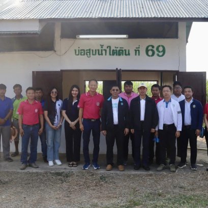 คบ.สุโขทัย  ให้การต้อนรับ ผู้อำนวยการสำนักงานชลประทานที่4 ลงพื้นที่ตรวจดูงานในเขตความรับผิดชอบจังหวัดสุโขทัย