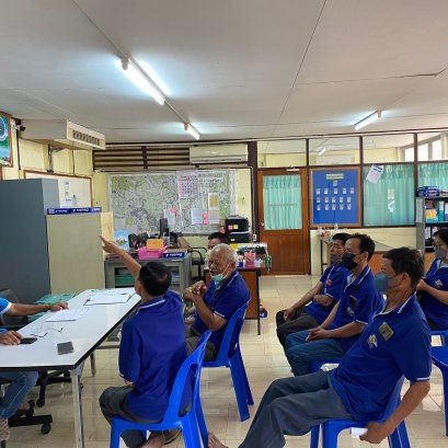 คบ.สุโขทัย  ประชุมอาสาสมัครชลประทาน ประจำเดือนมีนาคม 2566  ฝ่ายส่งน้ำและบำรุงรักษาที่ 2