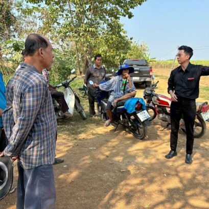 คบ.สุโขทัย  ลงพื้นที่ติดตามสถานการณ์น้ำ ณ บ่อสูบน้ำใต้ดินที่ L15