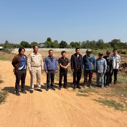 คบ.สุโขทัย  ลงพื้นที่พิจารณาโครงการปรับปรุงคลองส่งน้ำบ้านนิคมฯ พร้อมอาคารประกอบ สาย1R-MC (ระยะ2) และ สาย2R-MC (ระยะ2)