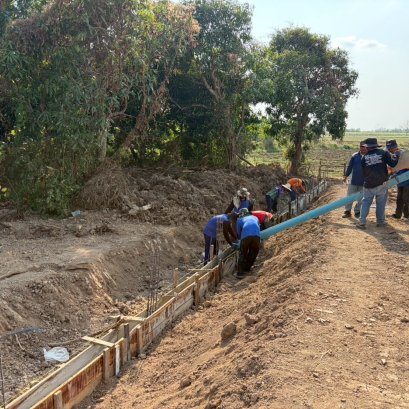 คบ.สุโขทัย  ลงพื้นที่ติดตามความคืบหน้าปรับปรุงสถานีสูบน้ำด้วยพลังงานแสงอาทิตย์พร้อมระบบส่งน้ำ บ่อสูบน้ำใต้ดินที่ L25