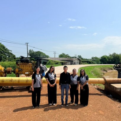 คบ.สุโขทัย  ลงพื้นที่ติดตามสถานการณ์น้ำและตรวจสอบสภาพพื้นที่จุดติดตั้งเครื่องสูบน้ำบรรเทาน้ำท่วมขัง