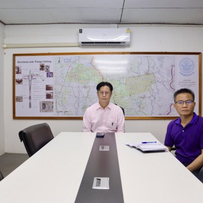 คบ.สุโขทัย  ร่วมประชุมคณะกรรมการติดตามและกำกับดูแลการจัดทำแผนงานและงบประมาณด้านเตรียมความพร้อมงานศึกษา สำรวจ ออกแบบ ของกรมชลประทาน ครั้งที่ 1/2568