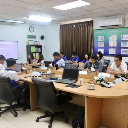 คบ.สุโขทัย  ประชุมเพื่อดำเนินการสำรวจตรวจสอบอาคาร/ระบบชลประทาน  โดยวิธีการ Walk Thru ประจำปี พ.ศ.2567