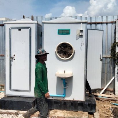 ตู้ห้องน้ำสำหรับไซต์งานก่อสร้าง