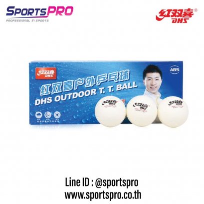 ลูก Out Door Table Tennis Balls (All Weather, Seamed ABS 40+ Balls) PlasticPong Rated high quality