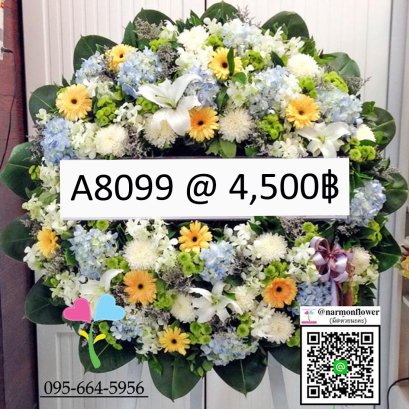 พวงหรีดวัดพระศรี A8099