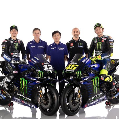  "เผยโฉม M1 ตัวใหม่" ทีมโรงงานยามาฮ่า  พร้อมล่าแชมป์โมโตจีพี 2020
