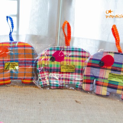 กระเป๋าผ้าขาวม้ารูปช้าง