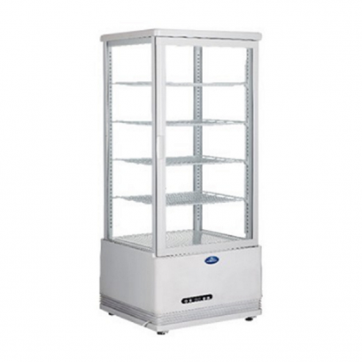 SANDEN ตู้แช่เย็นแบบกระจก 4 ด้าน / ตู้แช่เค้ก รุ่น SAG-0983 ขนาด 3.5Q