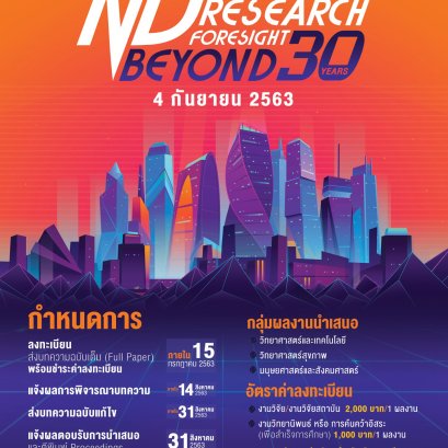 การประชุมวิชาการระดับชาติ "นเรศวรวิจัยและนวัตกรรม" ครั้งที่ 16