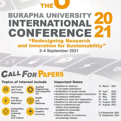 ขอเชิญเข้าร่วมประชุมและเสนอผลงานวิจัยในงานประชุมวิชาการระดับนานาชาติ