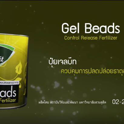 ปุ๋ยเจลบีดควบคุมการปลดปล่อยธาตุอาหาร