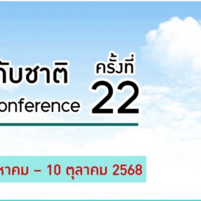ประชาสัมพันธ์เชิญชวนส่งผลงานเข้าร่วมประชุมวิชาการระดับชาติ ครั้งที่ 22 ในการจัดงานสัมมนาและประชุมวิชาการ งานเกษตรกำแพงแสน ประจำปี 2568