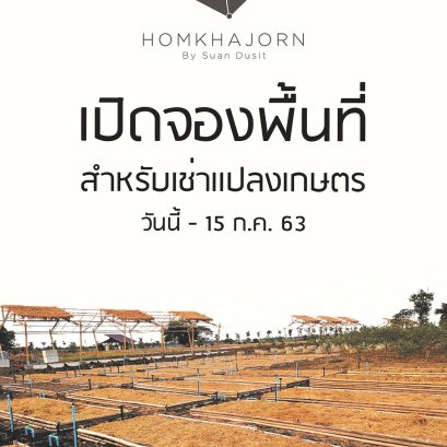 เปิดเช่าพื้นที่เพาะปลูกพร้อมให้บริการ