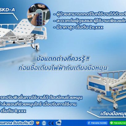 Differences to know Before buying an electric bed or a hand-cranking bed