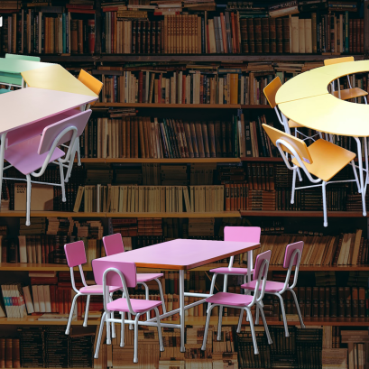 โต๊ะเก้าอี้นักเรียนหมู่