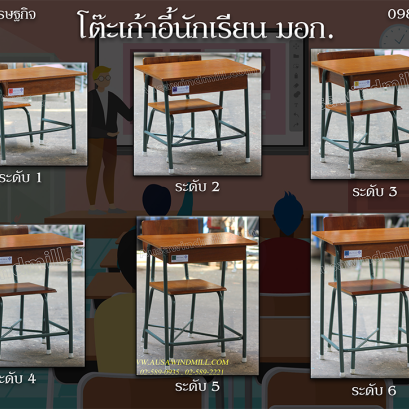 โต๊ะเก้าอี้นักเรียน มอก.