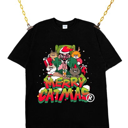 CATS T-SHIRT TYPE 4 BLACK