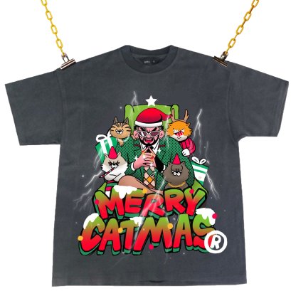 CATS T-SHIRT TYPE 4 GRAY