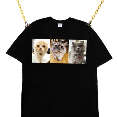 CATS T-SHIRT TYPE 1 BLACK