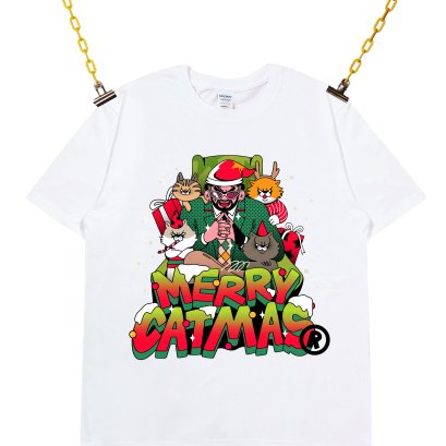 CATS T-SHIRT TYPE 4 WHITE