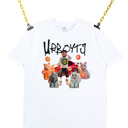CATS T-SHIRT TYPE 3 WHITE