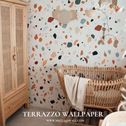 เซฟตังค์ด้วยวอลเปเปอร์ลายหินขัด Terrazzo ตกแต่งผนังไหนก็สวยเท่ไม่ซ้ำใคร!