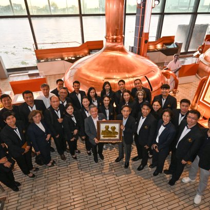 IRDP นำคณะผู้เข้าอบรมหลักสูตร Leadership Succession Program (LSP) รุ่นที่ 17 ศึกษาดูงาน ณ บริษัท บุญรอดบริวเวอรี่ จำกัด