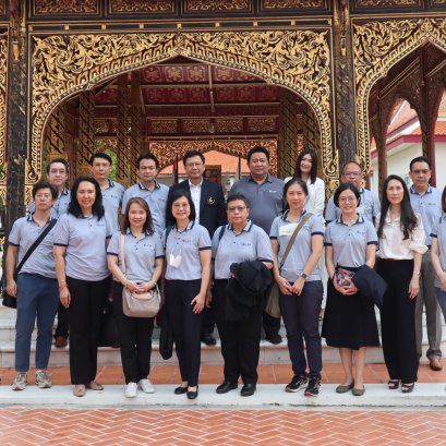 IRDP นำคณะผู้เข้าอบรม หลักสูตร Leadership Succession Program (LSP) เยี่ยมชมวัดบวรสถานสุทธาวาส 