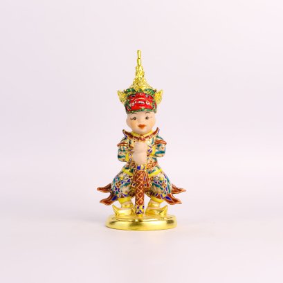 โขนจิ๋ว-ยักษ์กระบอง หัวแดง