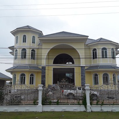 งานก่อสร้างบ้านพักอาศัย